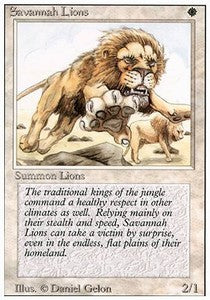 Savannah Lions - Revised (Rare)