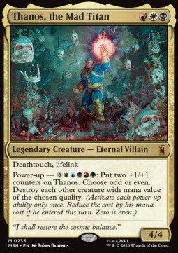 Thanos, the Mad Titan