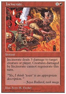 Incinerate - Fifth Edition (Common)
