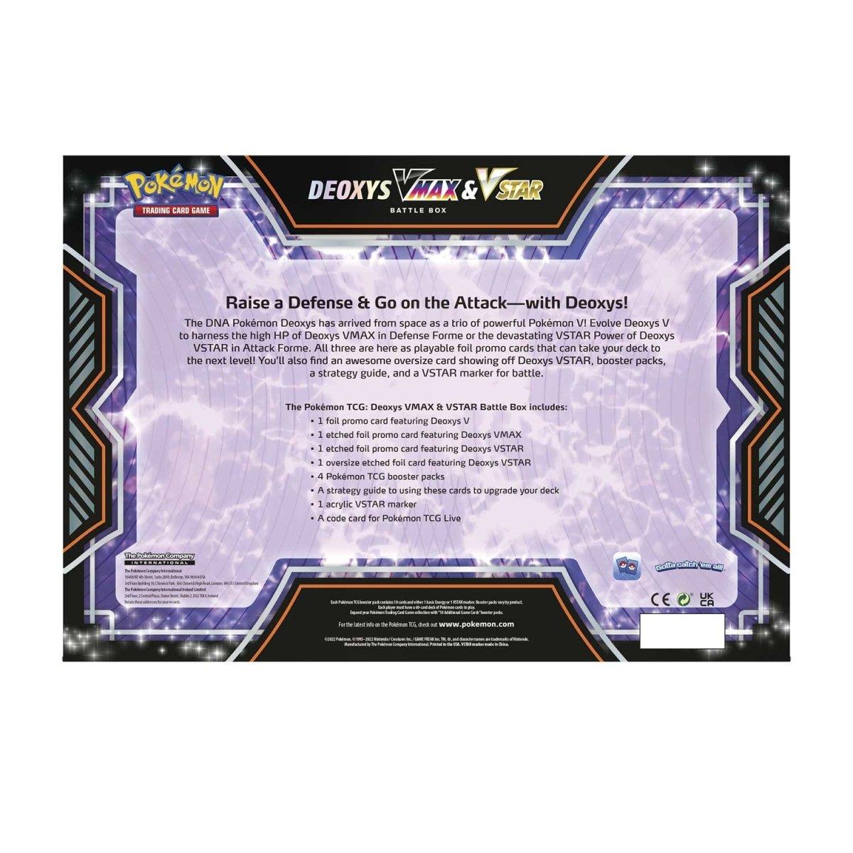 Deoxys Vmax &Vstar Battle Box