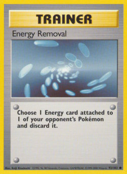 Energy Removal