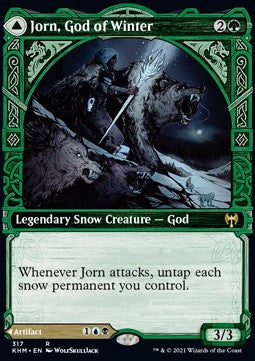 Jorn, God of Winter // Kaldring, the Rimestaff - Kaldheim: Extras (Rare) [XKHM-317]