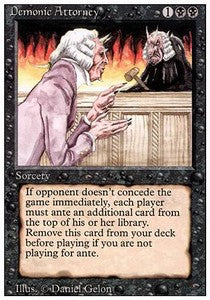 Demonic Attorney - Revised (Rare)