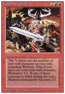 Keldon Warlord - Revised (Uncommon)