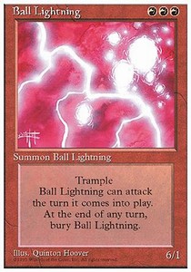 Ball Lightning - Fourth Edition (Rare)