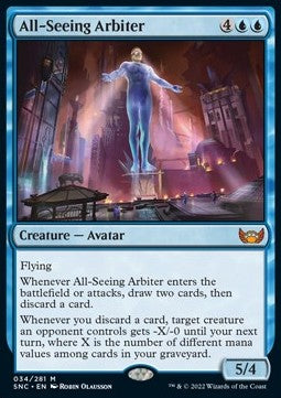 All-Seeing Arbiter - Streets of New Capenna (Mythic) [SNC-34]