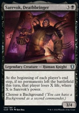 Sarevok, Deathbringer - Commander Legends: Battle for Baldur's Gate (Uncommon) [CLB-144]