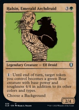 Halsin, Emerald Archdruid (V.2) - Commander Legends: Battle for Baldur's Gate: Extras (Uncommon) [XCLB-408]