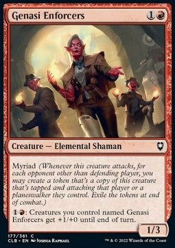 Genasi Enforcers - Commander Legends: Battle for Baldur's Gate (Common) [CLB-177]