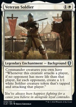 Veteran Soldier - Commander Legends: Battle for Baldur's Gate (Uncommon) [CLB-48]