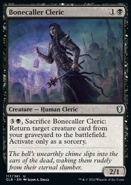Bonecaller Cleric - Commander Legends: Battle for Baldur's Gate (Uncommon) [CLB-117]