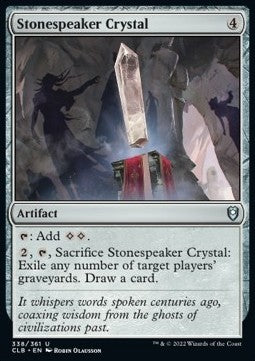 Stonespeaker Crystal - Commander Legends: Battle for Baldur's Gate (Uncommon) [CLB-338]