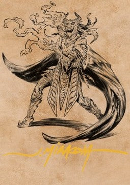 Art Series: Livaan, Cultist of Tiamat (V.2) - Commander Legends: Battle for Baldur's Gate: Extras (Tip Card) [XCLB-A55]