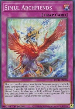 Simul Archfiends - Darkwing Blast (Super Rare) [DABL-078]