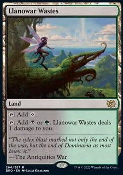 Llanowar Wastes - The Brothers' War (Rare) [BRO-264]