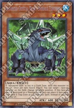 Advanced Crystal Beast Emerald Tortoise - Battles of Legend: Crystal Revenge (Secret Rare) [BLCR-012]