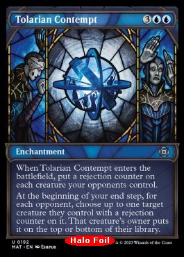 Tolarian Contempt (V.3) - March of the Machine: The Aftermath: Extras (Uncommon) [XMAT-192]
