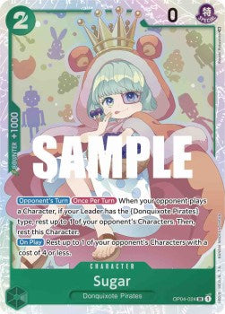 Sugar (OP04-024) (V.1) - Kingdoms of Intrigue (Super Rare) [OP04-024]