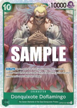 Donquixote Doflamingo (OP04-031) (V.1) - Kingdoms of Intrigue (Super Rare) [OP04-031]