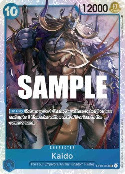 Kaido (OP04-044) (V.1) - Kingdoms of Intrigue (Super Rare) [OP04-044]