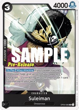 Suleiman (OP04-085) - Promos: Kingdoms of Intrigue (Uncommon) [OP04P-085]