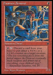 Dwarven Armorer - Fallen Empires (Rare)