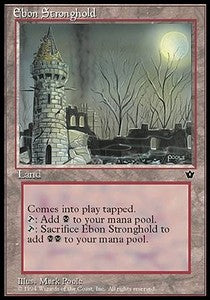 Ebon Stronghold - Fallen Empires (Uncommon)