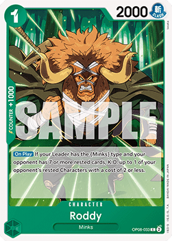 Roddy (OP08-033) - Two Legends (Common) [OP08-033]