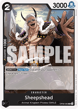Sheepshead (OP08-083) - Two Legends (Uncommon) [OP08-083]