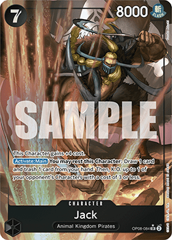 Jack (OP08-084) (V.2) - Two Legends (Alternate Art) [OP08-084]