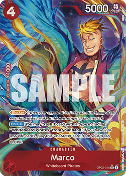Marco (OP02-018) (V.4) - The Best (Alternate Art) [PRB01-OP02-018]
