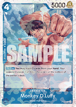 Monkey.D.Luffy (P-055) (V.2) - The Best (Promo) [PRB01-P-055]