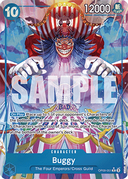 Buggy (OP09-051) (V.2) - Emperors in the New World (Alternate Art) [OP09-051]