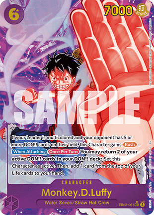Monkey.D.Luffy (EB02-061) (V.2) - Anime 25th Collection (Alternate Art) [EB02-061]
