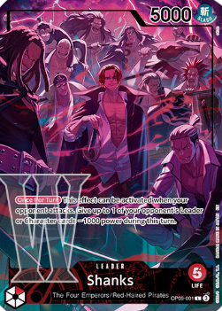 Shanks (OP09-001) - Unnumbered Promos (Leader) [UP-OP09-001]