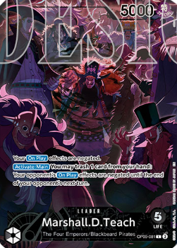 Marshall.D.Teach (OP09-081) - Unnumbered Promos (Leader) [UP-OP09-081]