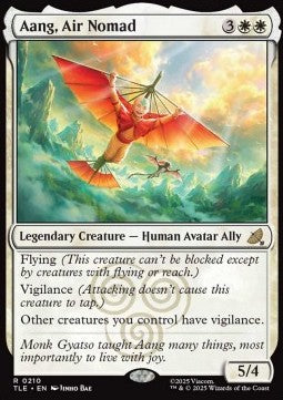 Aang, Air Nomad (V.1) - Avatar: The Last Airbender: Eternal (Rare) [TLE-210]