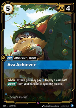 Ava Achiever - Origins (Rare) [OGN-107]