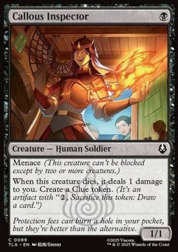 Callous Inspector - Avatar: The Last Airbender (Common) [TLA-89]