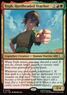 Toph, Hardheaded Teacher