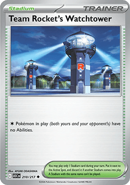 Team Rocket's Watchtower - Ascended Heroes (Uncommon) [ASC-210]