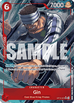 Gin (OP15-007) (V.2) - Adventure on Kami’s Island (Alternate Art) [OP15-007]