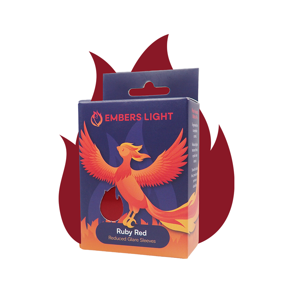 Ember Light Card Sleeves
